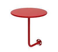 Petite table d'appoint murale en forme de L, petite table ronde à fixation murale, bords polis, installation facile, pour magasin de thé, boulangerie, maison