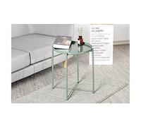 Petite table de bistrot ronde pour la maison et le bureau, petite table ronde (couleur : blanc, taille : 1) (vert 1)