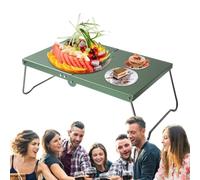 Petite table de camping, table pliante de camping Support en acier
