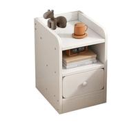 Petite table de chevet de rangement pour chambre à coucher, meuble de lit, 50 x 34 x 30 cm