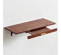 Petite Table de Méditation en Bois Table de Méditation avec Plateau Coulissant Sanctuaire Bouddhiste de Bureau pour la Méditation a Domicile Le Culte Puja Idoles D'encens(Brown,40 * 26cm)