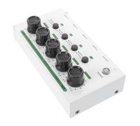 Petite Table de Mixage Audio 4 Canaux Compacte pour Studio | Connexions Polyvalentes, Interface Intuitive, Portable, Métal et Plastique, Blanc, Guitare et Clavier
