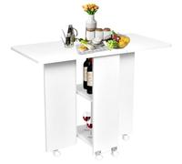 Petite table de salle à manger pliable, table pour la cuisine | Table de cuisine portable - Station de travail mobile gain de place, bureau extensible multifonctionnel pour salon