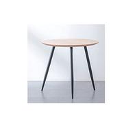 Petite table de salle à manger ronde, table de conférence pour cuisine, salon, petites tables d'appoint pour petits espaces (couleur : M, taille : 1) (moyenne 1)