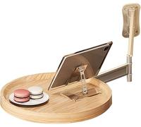 Petite table murale ronde, pliable et extensible, table basse, table de chevet flottante, convient pour chambre à coucher, bureau, salon, balcon (B)