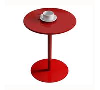 Petite table ronde en fer pour salon de thé/café, table d'appoint de salon, table de chevet, table basse de réception, 40 x 50 cm, élégante et