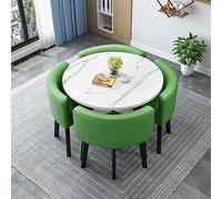 Petite table ronde et chaise pour bureau, réception, table basse et chaises pour réunions, négociation et vente de magasins, design compact pour petits espaces