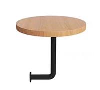 Petite Table Ronde Murale de 40 cm, Table Basse Murale, Disponible dans Une variété de Couleurs, Facile à Installer et à Nettoyer, adaptée aux cafés, Pubs et Tables de Chevet Générique(D)