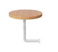 Petite Table Ronde Murale de 40 cm, Table Basse Murale, Disponible dans Une variété de Couleurs, Facile à Installer et à Nettoyer, adaptée aux cafés, Pubs et Tables de Chevet Générique(C)