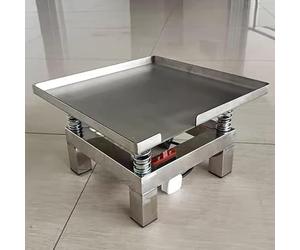 Petite Table Vibrante Corete 35 X 35 Cm, Vibrateur à Plaque Plate Corete 3 000 TR/Min, Plateforme Vibrante pour Bloc De Test Beh