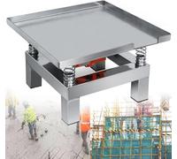 Petite Table Vibrante Corete, Table Vibrante pour Ciment Et Sable, Table Vibrante électrique en Acier Inoxydable, Plateforme Vibrante pour Bloc D'essai Beh, 3 000 TR/Min., 110V, 500 * 500mm