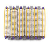 Petite Taille 24 Pièces/Ensemble Salon Nylon Crochet & Boucle Bigoudis Ensemble Cheveux Racine Perm Tiges Barres Bigoudis Avec Clips Et Élastiques