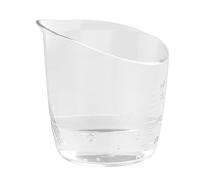 Petite tasse à mesurer coudée pour alimentation facile à lire avec balance | Tasse graduée inclinée de 35 ml pour la transition d'allaitement