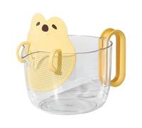 Petite tasse de mélange - Diviseur jaune, passoire de cuisine | Séparateur d'oeufs de qualité alimentaire avec bec versant pour la cuisson à la maison, tasse à double fonction à mesurer pour un mélang
