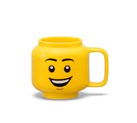 LEGO Petite tasse en céramique - Happy Boy - 255 ml | Tasse parfaite pour homme, tasses pour enfants et femmes - Petite tasse cool, amusante et unique - Passe au lave-vaisselle