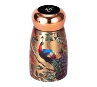 Petite tasse isotherme portable chinoise rétro, isotherme, idéale pour café, jus, hiver, camping, école, cuisine, salle à manger, 6,4 x 6,5 x 13 cm