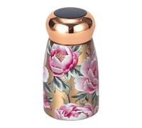 Petite tasse isotherme portable chinoise rétro, isotherme, idéale pour café, jus, hiver, camping, école, cuisine, salle à manger, 6,4 x 6,5 x 13 cm