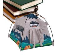Petite tente de camping réaliste en 1:12 avec lumière - Décoration pour scènes | Pour les , les garçons prétendent jouer à la maison, dans le jardin en plein air, ambiance attrayante