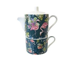 Petite théière avec tasse Flamant Rose - Allen Designs