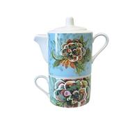 Théière ENESCO Petite théière avec tasse Fleurs - Allen Designs