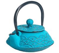Petite théière de type japonaise Turquoise en fonte 0.2 litre