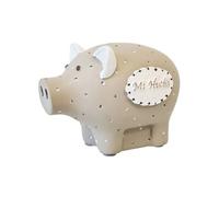 Petite tirelire Cochon Taupe - Mi Hucha