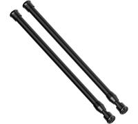 Petite tringle à rideau, 2 pièces réglables de 12 à 20 pouces, petites tringles rideaux sans perceuse pour fenêtre, placard, cuisine, porte, tringles guillotine