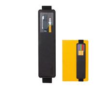 Petite trousse à crayons | Trousse à crayons étanche pour stylos capacitifs, étui multifonction en cuir synthétique résistant aux taches pour croquis, voyages, école, bureau et études, Noir , Voir