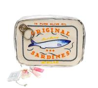 Petite trousse à maquillage, Sac de voyage | Trousse de toilette Sac de voyage Sac d'organisation de cosmétiques | Trousse en conserve de sardine rigolote, trousse de toilette esthétique pour produits