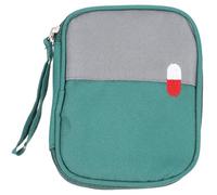 Petite Trousse à Pharmacie Domestique Portable Verte en Oxford pour