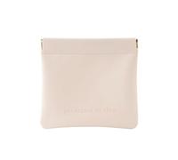 Petite trousse de maquillage carrée portable pour femme en cuir synthétique - Pochette de rangement pour accessoires de mode - Petit sac de rangement élégant, beige, lipstick bag, Beauté de masse