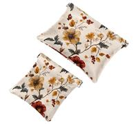 Petite trousse de maquillage de voyage à fermeture automatique, sans fermeture éclair, pour femmes et filles, esthétique, nébuleuse spatiale étoilée, multicolore 06, 7.1x5.8 inch/4.7x4.5 inch