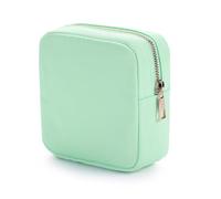 Petite trousse de maquillage élégante en nylon pour les amateurs de beauté, Vert, Beauté de masse