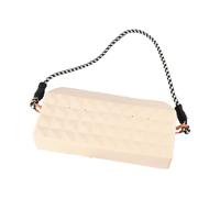 Petite trousse de maquillage en silicone, trousse de toilette de voyage, conteneur compact, 22,9 x 4,6 x 10,4 cm, robuste, fermeture éclair, pochette de rangement pour clés, téléphone portable, pour