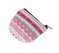 Petite trousse de maquillage en toile pour femme, 1 couleur, A3