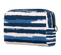 Petite trousse de maquillage portable avec fermeture éclair pour femmes et filles - Motif forêt de caribou, Multicolore 10., 18.5x7.5x13cm/7.3x3x5.1in