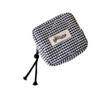 Petite trousse de maquillage pour sac à main, mini trousse de maquillage, pochette de voyage, pochette de rangement pour pièces de monnaie, serviette hygiénique, sac à rouge à lèvres, Noir , Beauté de
