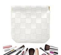 Petite trousse de maquillage pour sac à main - Organiseur de cartes à fermeture automatique | Pochette de rangement de bijoux - Pour filles, femmes, épouses, étudiants, mariée, voyage, gym, mariage