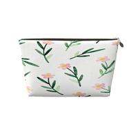 Petite trousse de maquillage pour sac à main - Trousse de toilette de voyage étanche, pochette de rangement portable en cuir pour maquillage pour femme, organisateur d'accessoires cosmétiques, retour