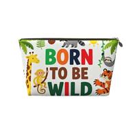 Petite trousse de maquillage pour sac à main - Trousse de toilette de voyage étanche, pochette de rangement portable en cuir pour maquillage pour femme, organisateur d'accessoires cosmétiques, retour