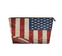 Petite trousse de maquillage pour sac à main - Trousse de toilette de voyage étanche, pochette de rangement portable en cuir pour maquillage pour femme, organisateur d'accessoires cosmétiques, retour