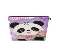 Petite trousse de maquillage pour sac à main - Trousse de toilette de voyage étanche portable en cuir pochette de rangement de maquillage pour femme, organisateur d'accessoires cosmétiques, château