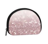 Petite Trousse de Rangement pour Serviettes hygiéniques et Maquillage, imprimée de Paillettes Roses, Porte-Monnaie pour Femme