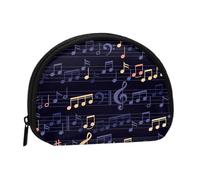 Petite Trousse de Rangement pour Serviettes hygiéniques et Maquillage, Motif Musical sans Couture, Porte-Monnaie pour Femme
