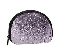 Petite Trousse de Rangement pour Serviettes hygiéniques, Porte-Monnaie pour cosmétiques et Femmes, Motif Lavande Scintillante et Brillante