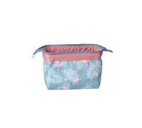 Petite Trousse de toilette compacte pliable, trousse à maquillage, pochette cosmétique fleurie style japonais