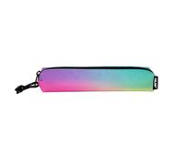 MILAN Trousse petite scolaire ronde – Couleur Sunset – 20,5x4,5x5 cm – Fermeture éclair