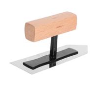 Petite Truelle en Acier Inoxydable pour Plâtre, Finition Précise des | Tête Plate Résistante à Déformation, Manche Ergonomique en Bois, Outil Compact pour Enduit et Espaces Étroits
