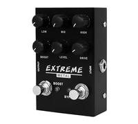 Petite unité d'effet de distorsion de guitare électrique Pédale d'effets de retard en alliage Parfait pour les guitares électriques Équipement professionnel