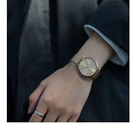 Daniel Wellington Montre Petite 28 mm Acier inoxydable 316L double plaqué Dorée